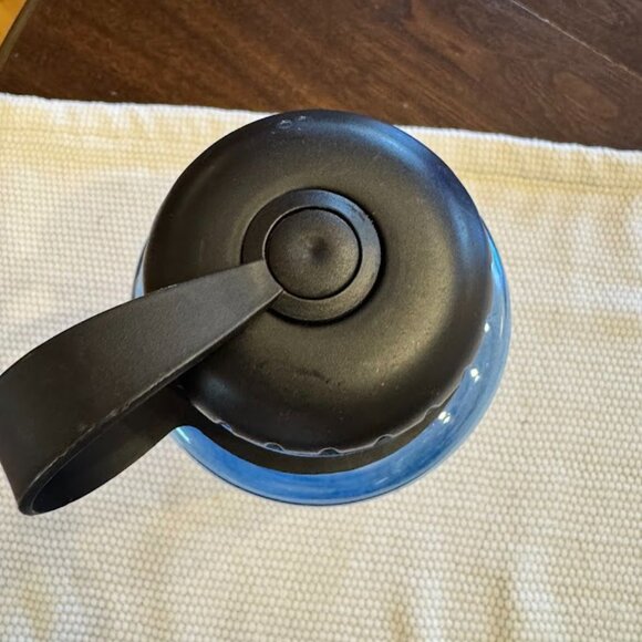 LL Bean Nalgene Blue Wide Mouth Water Bottle Made in USA 32oz - Picture 3 of 4